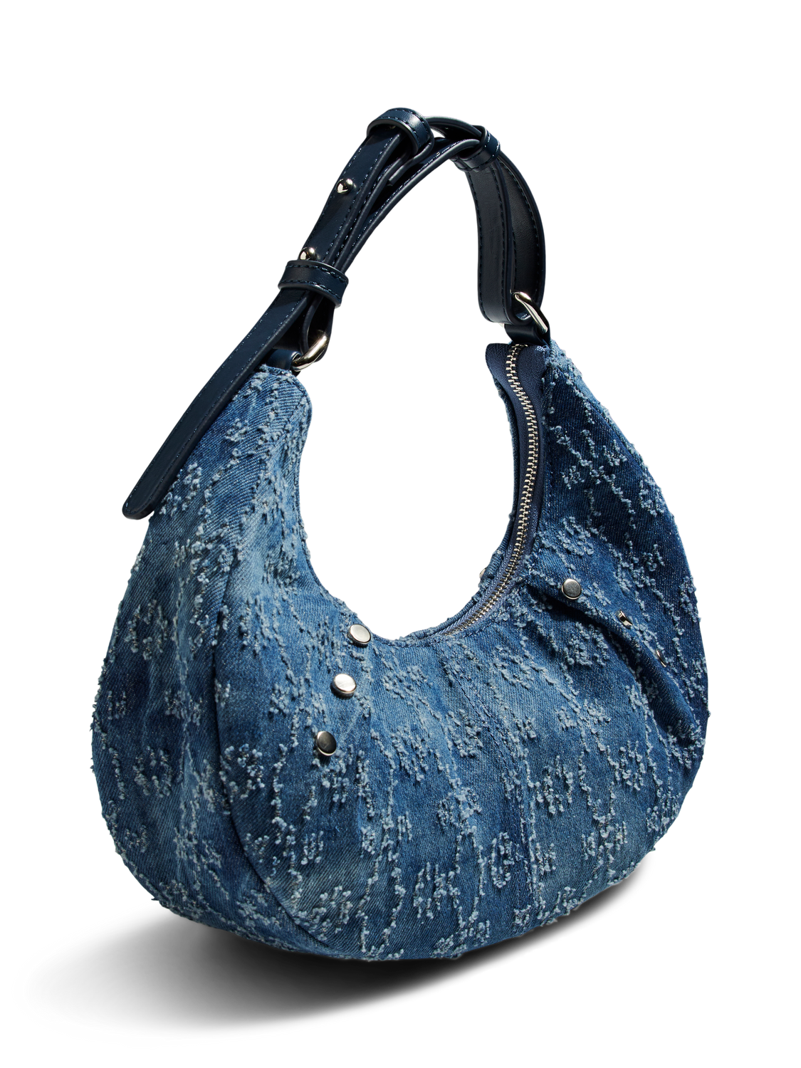 PCMARINA Handbag - Dark Blue Denim