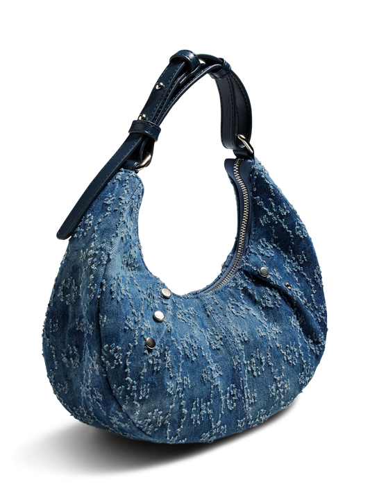 PCMARINA Handbag - Dark Blue Denim