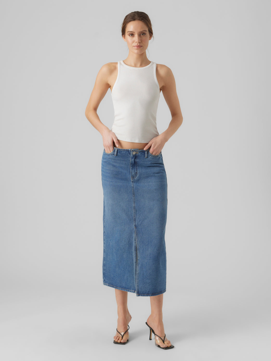 VMTAYLOR Skirt - Medium Blue Denim